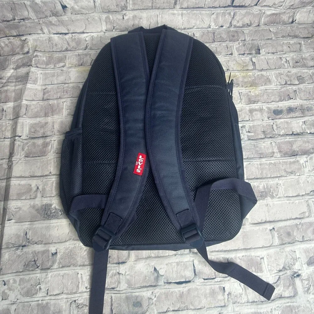 NWT Levi's Girls Box Logo School Backpack Kids ONE SIZE (Navy/Blue)